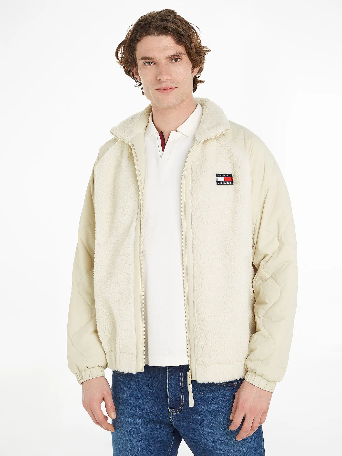 TOMMY JEANS | Fleecejacke | beige