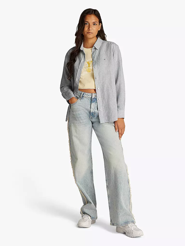 TOMMY JEANS | Hemdbluse  | hellblau