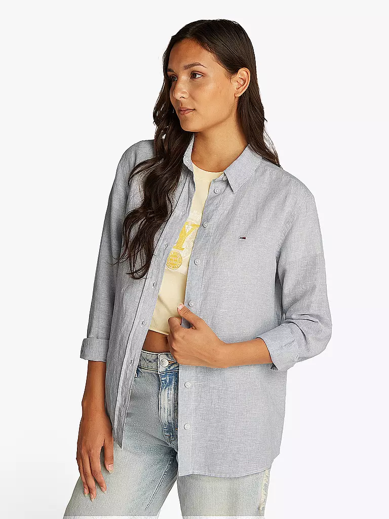 TOMMY JEANS | Hemdbluse  | hellblau