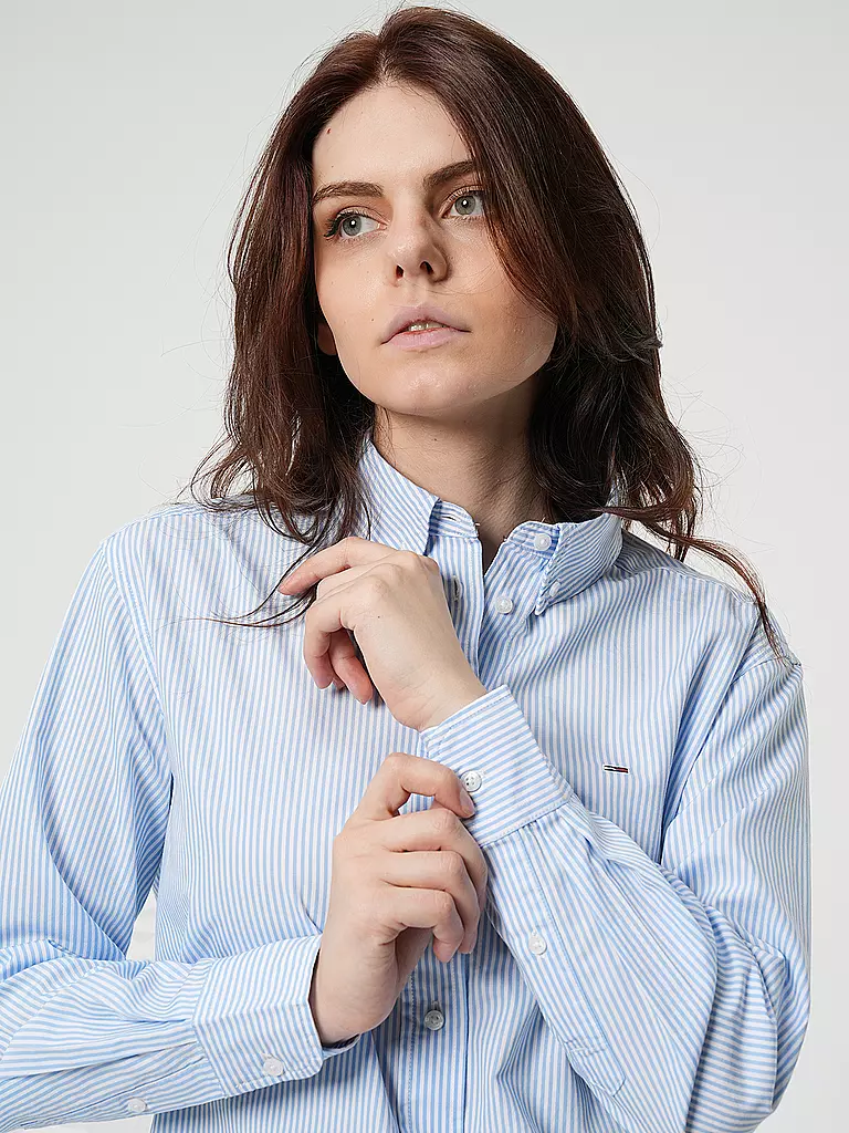 TOMMY JEANS | Hemdbluse | hellblau