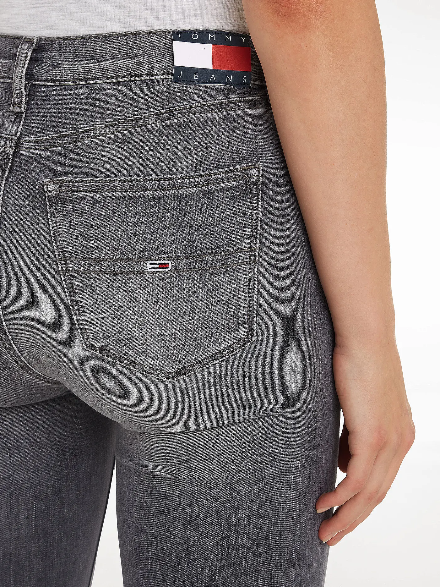 TOMMY JEANS | Jeans Skinny Fit NORA  | grau