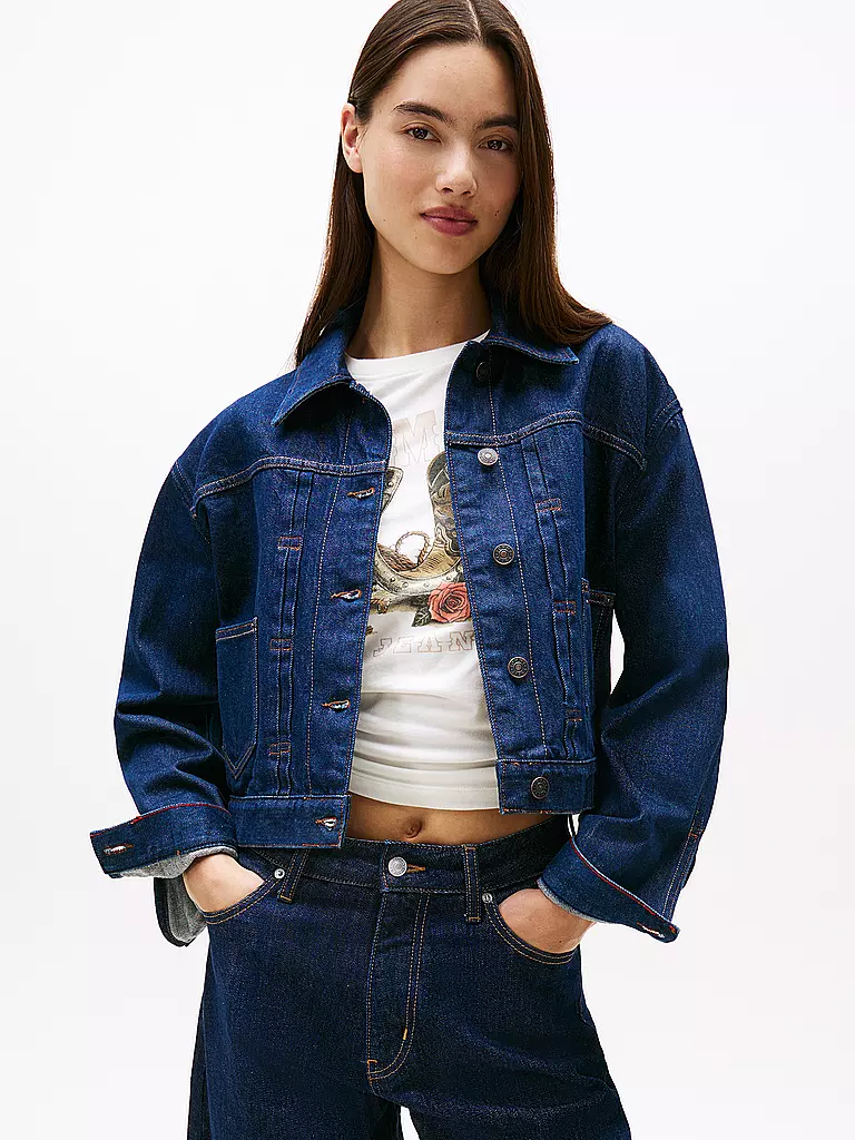 TOMMY JEANS | Jeansjacke  | dunkelblau
