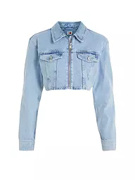 TOMMY JEANS | Jeansjacke Cropped Fit | Hellblau