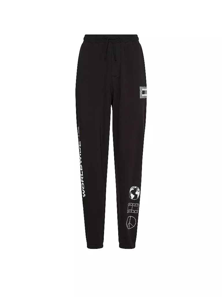 TOMMY JEANS | Jogginghose Relaxed Fit | schwarz