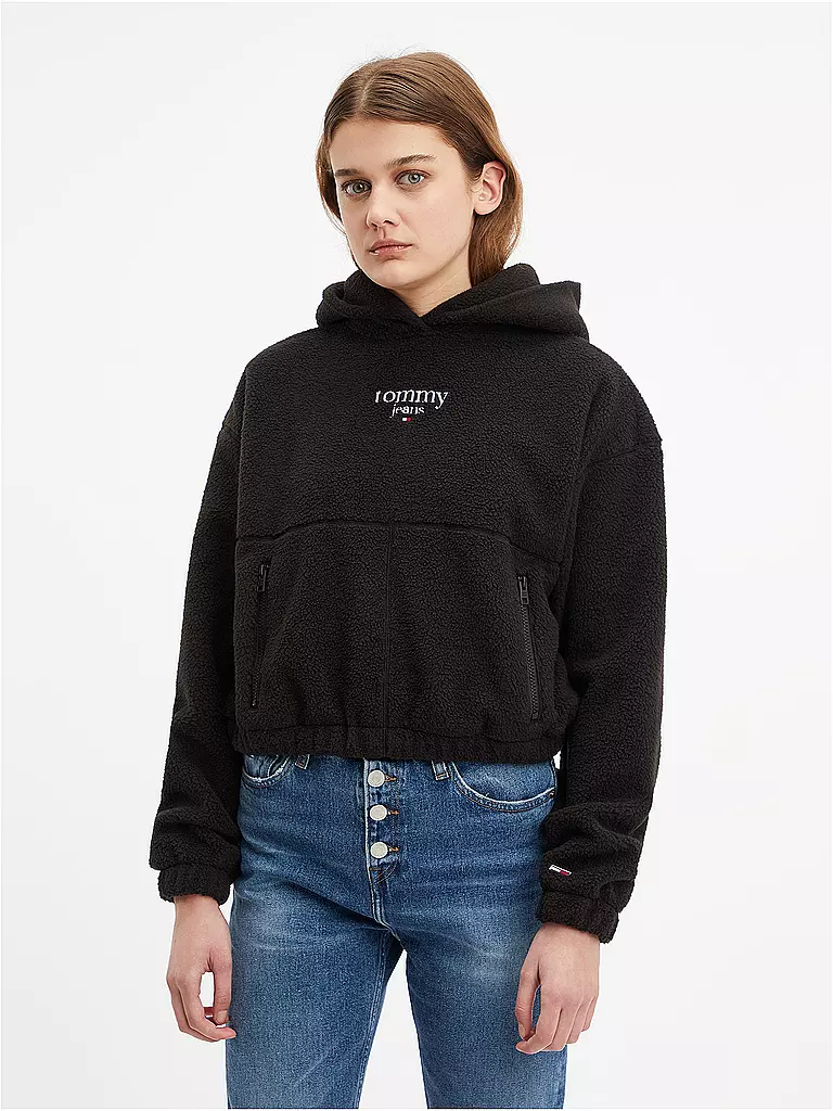 TOMMY JEANS | Kapuzenpullover - Hoodie | schwarz