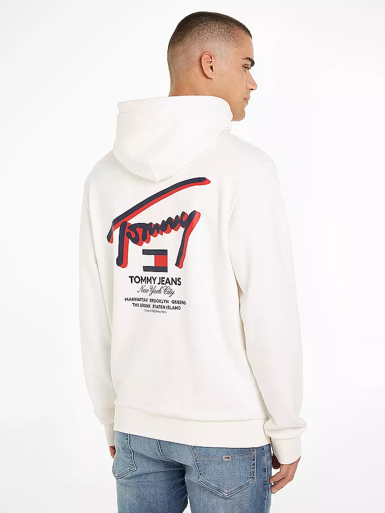 TOMMY JEANS | Kapuzensweater - Hoodie  | weiss