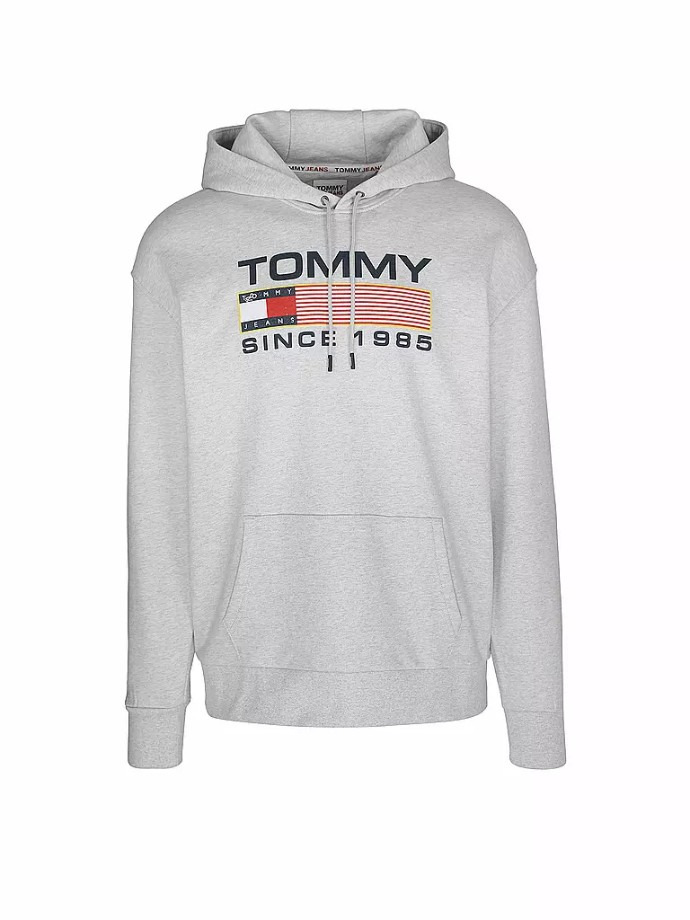 TOMMY JEANS | Kapuzensweater - Hoodie ATHLETIC LOGO | grau