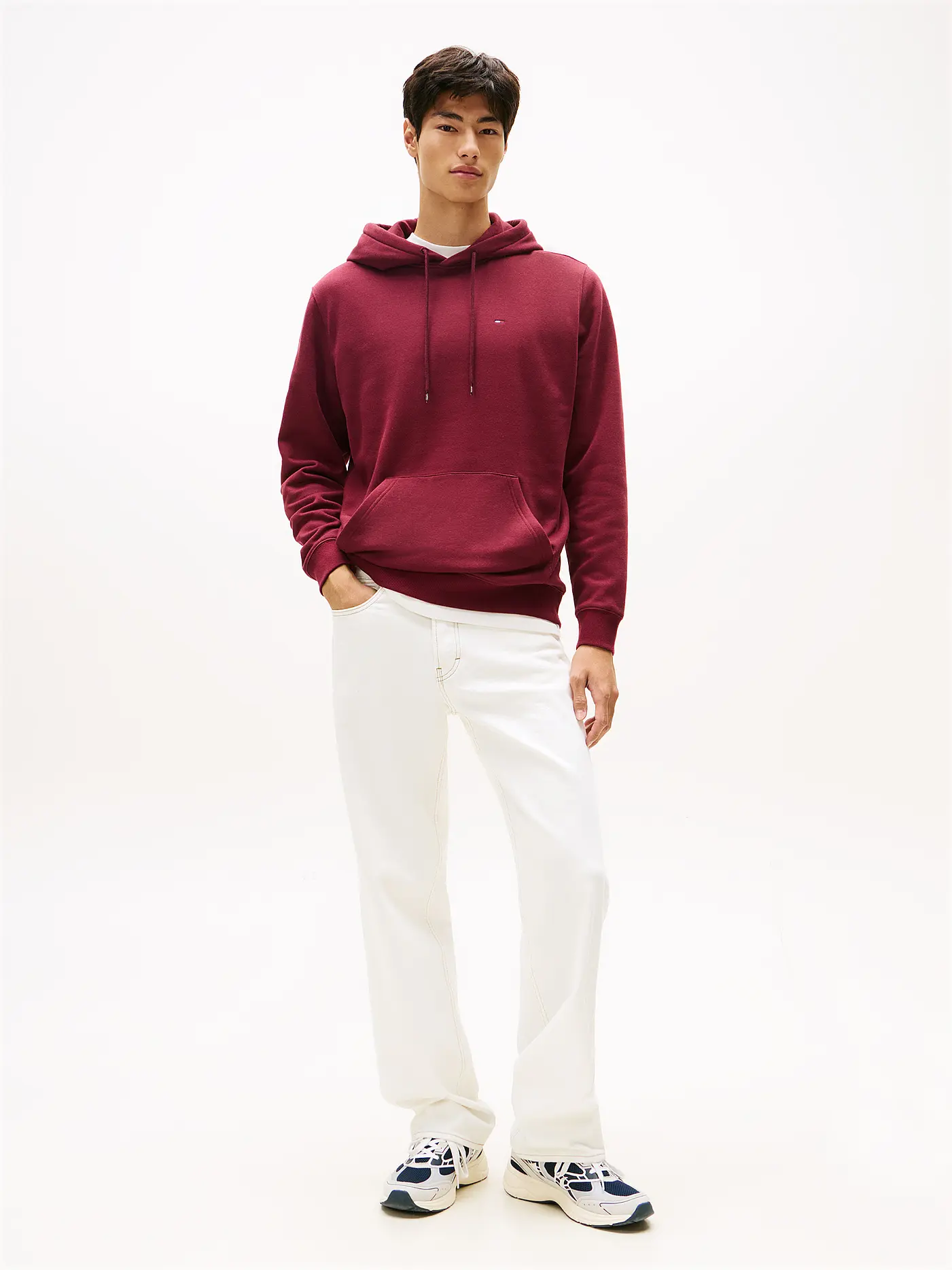 TOMMY JEANS | Kapuzensweater - Hoodie | dunkelrot