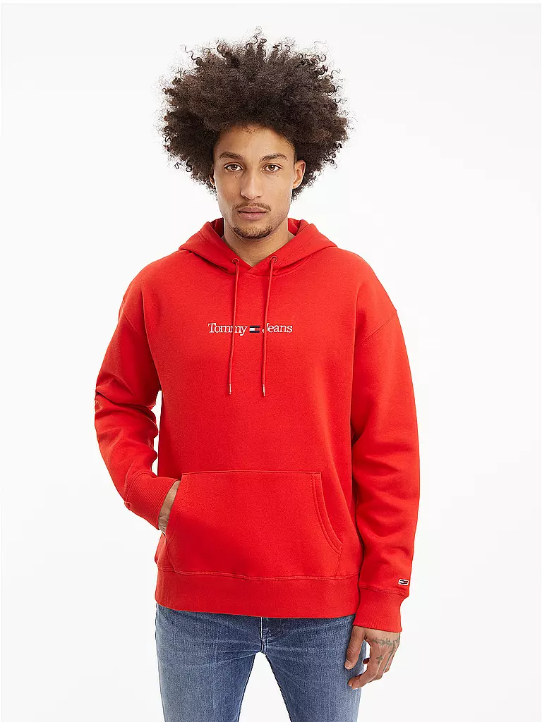 TOMMY JEANS | Kapuzensweater - Hoodie | rot