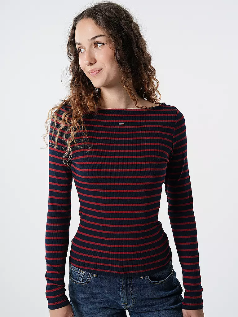 TOMMY JEANS | Langarmshirt | dunkelblau