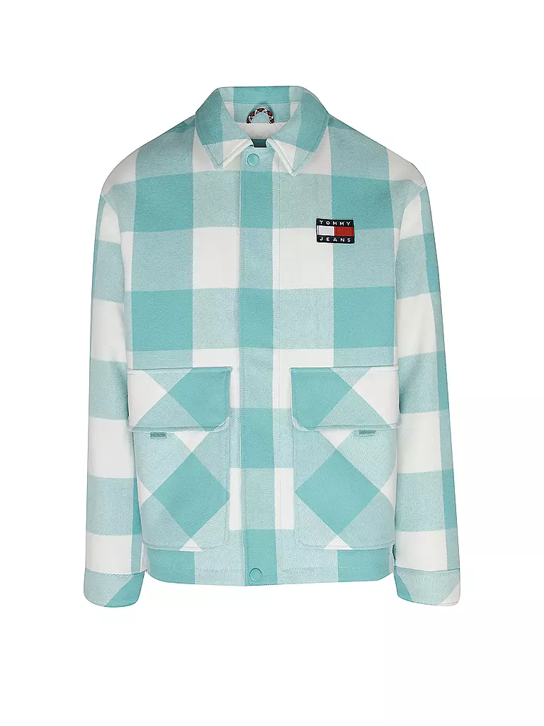 TOMMY JEANS | Overshirt TJM BUFFALLO | türkis