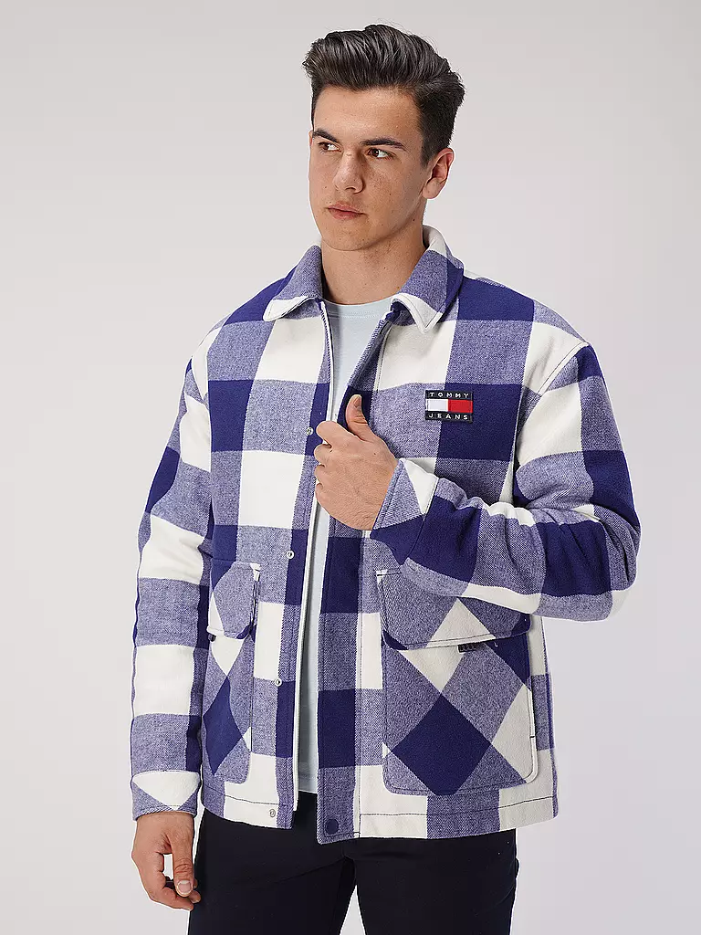 TOMMY JEANS | Overshirt TJM BUFFALLO | blau