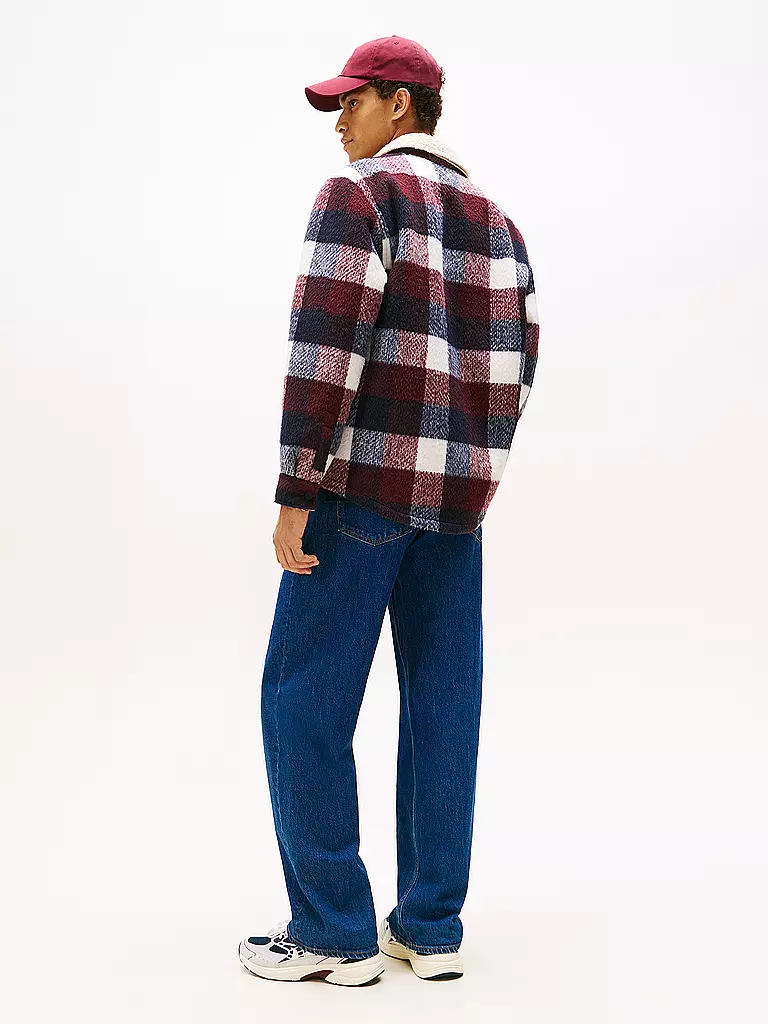 TOMMY JEANS | Overshirt | dunkelrot