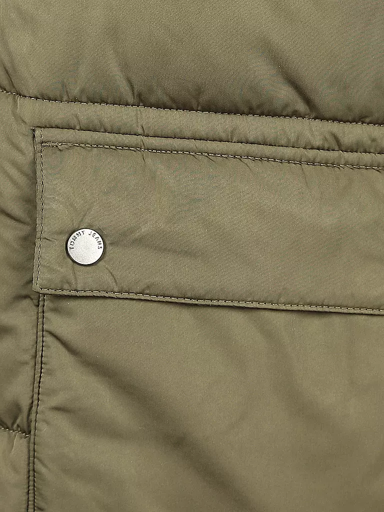 TOMMY JEANS | Parka Regular Fit  | grün