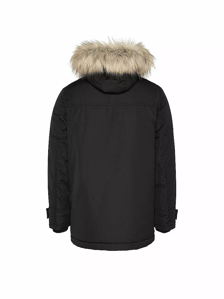 TOMMY JEANS | Parka Tech | schwarz