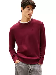 TOMMY JEANS | Pullover  | dunkelrot