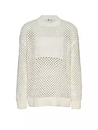 TOMMY JEANS | Pullover  | weiss