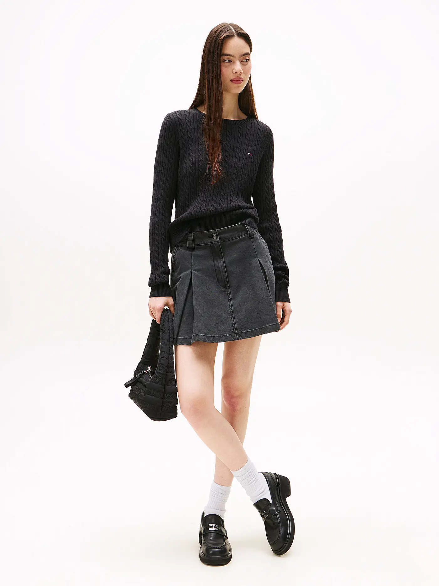 TOMMY JEANS | Pullover  | schwarz