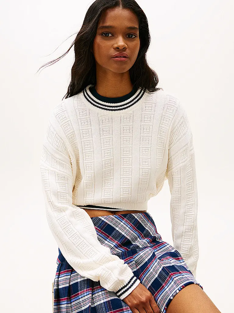 TOMMY JEANS | Pullover  | Weiss