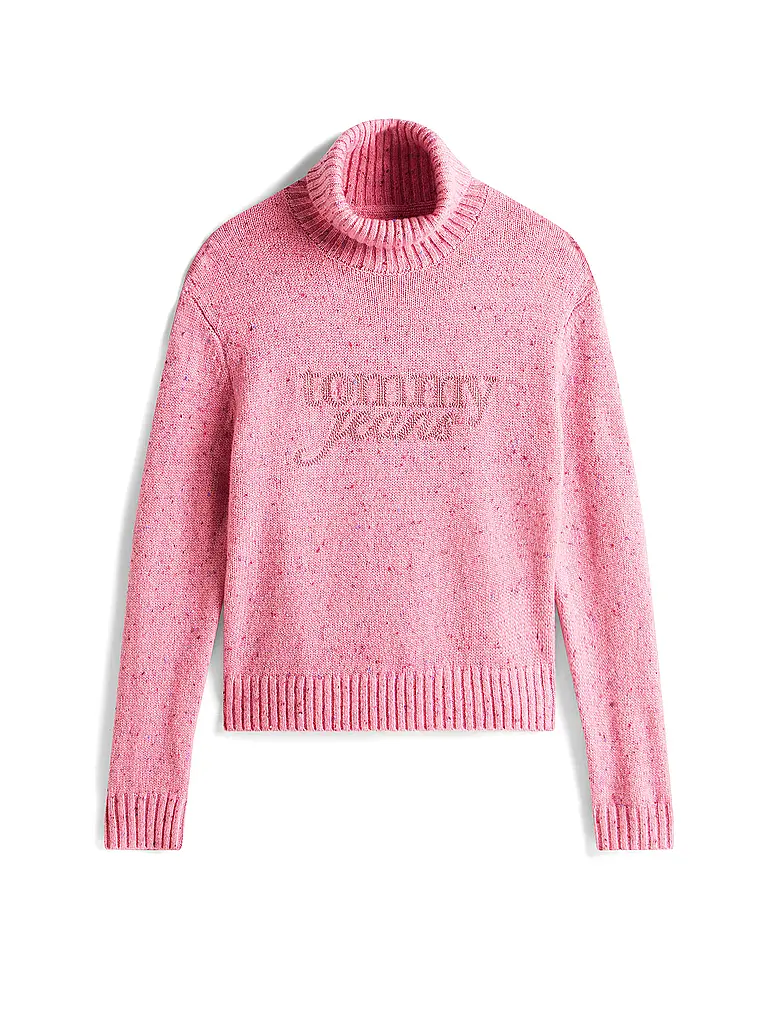 TOMMY JEANS | Rollkragenpullover  | Rosa