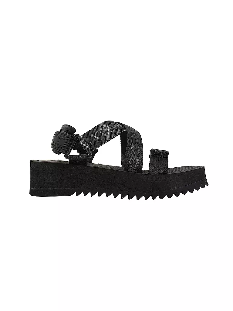 TOMMY JEANS Sandalen schwarz