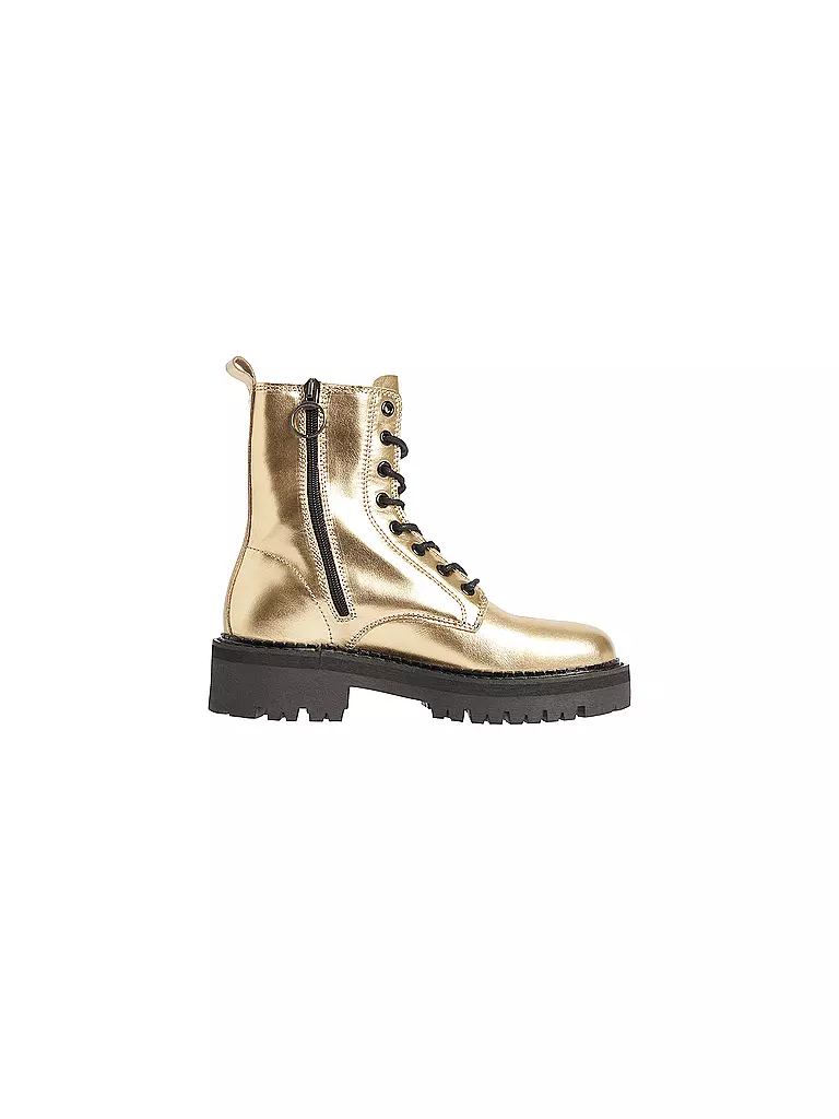 TOMMY JEANS | Schnürboots | gold