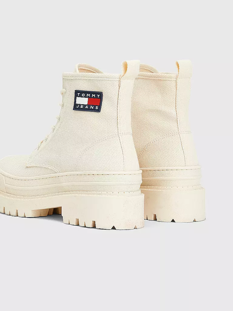 TOMMY JEANS | Schnürstiefel | beige