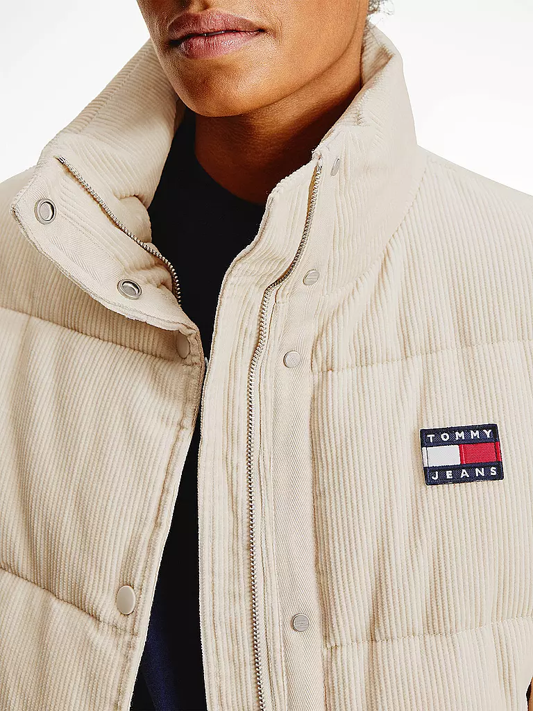 TOMMY JEANS | Steppjacke Cord | creme