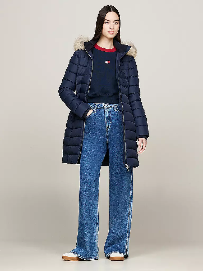 TOMMY JEANS | Steppmantel | dunkelblau