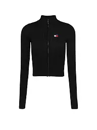 TOMMY JEANS | Strickjacke  | schwarz