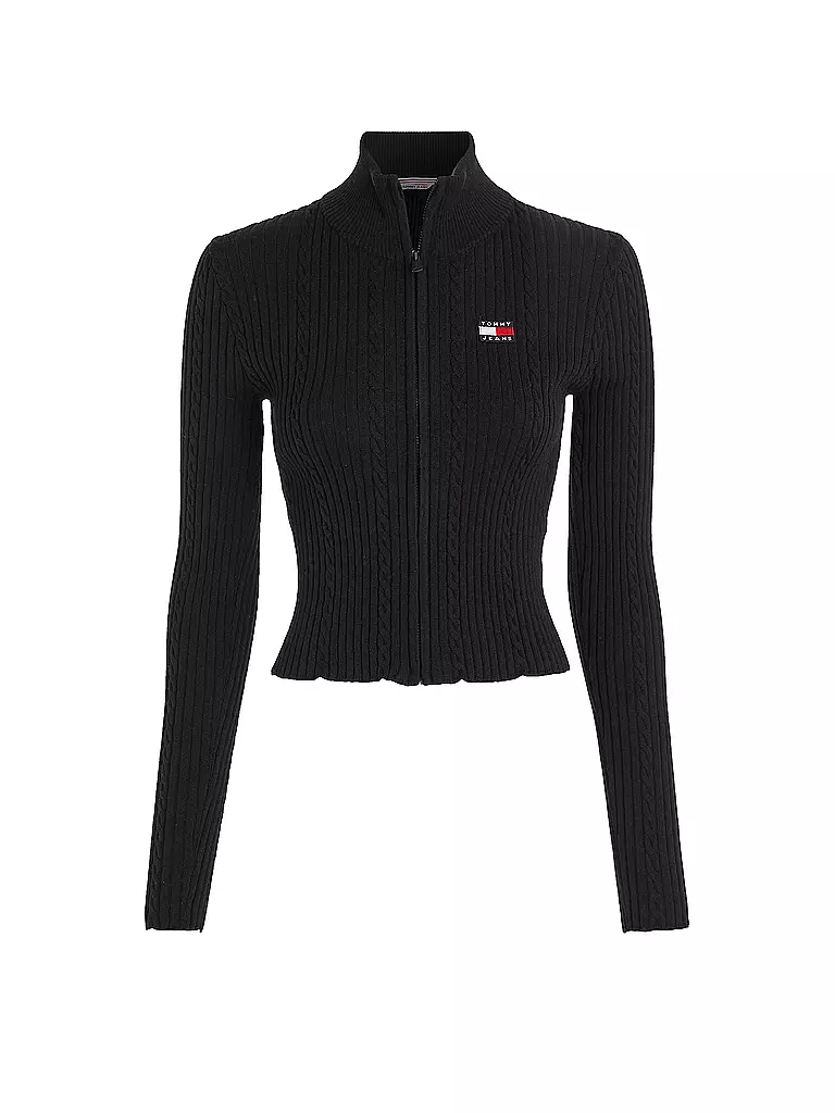 TOMMY JEANS | Strickjacke | schwarz