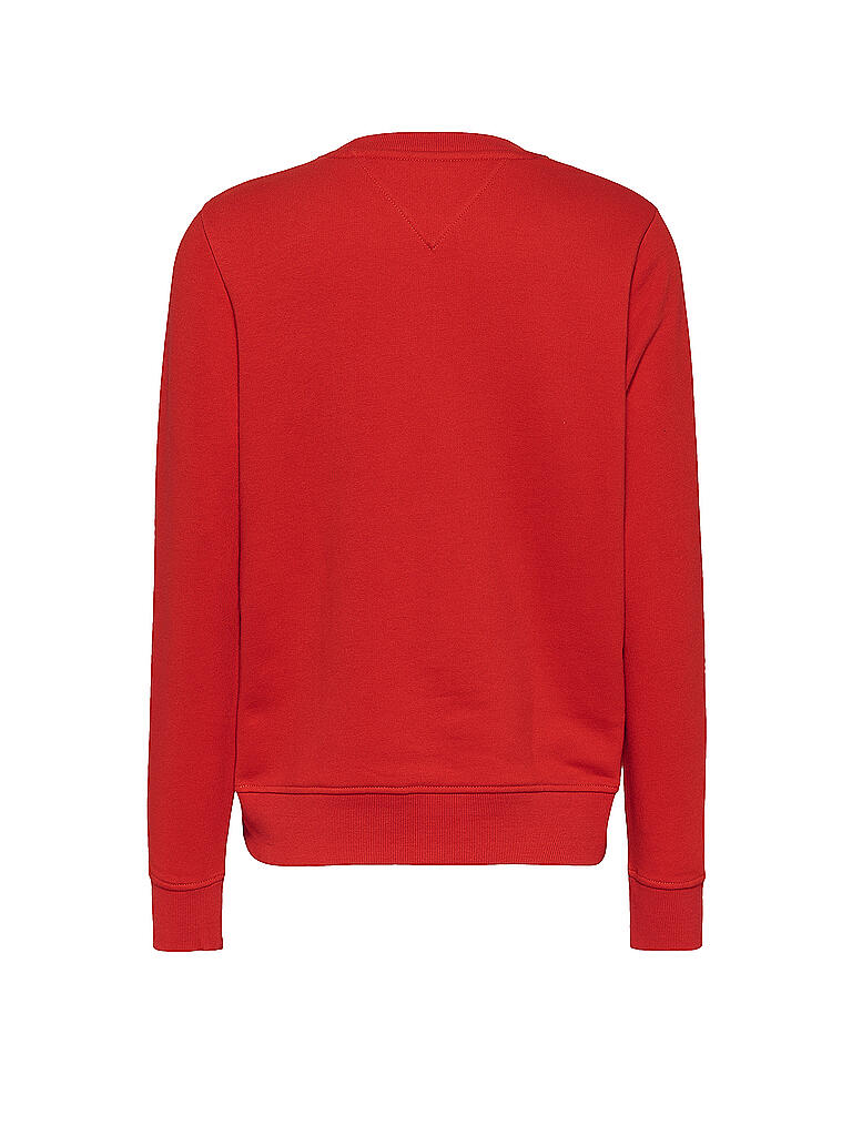 TOMMY JEANS | Sweater ESSENTIAL | rot