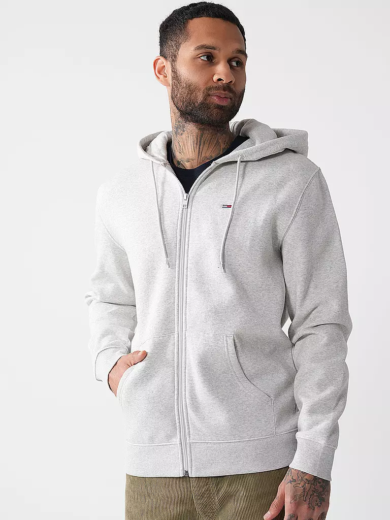 TOMMY JEANS | Sweatjacke  | hellgrau