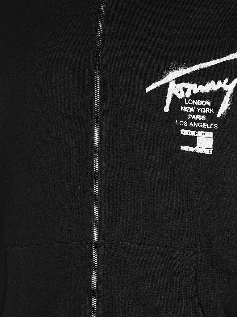 TOMMY JEANS | Sweatjacke | schwarz