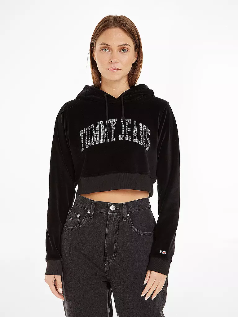 TOMMY JEANS | Sweatshirt - Hoodie | schwarz