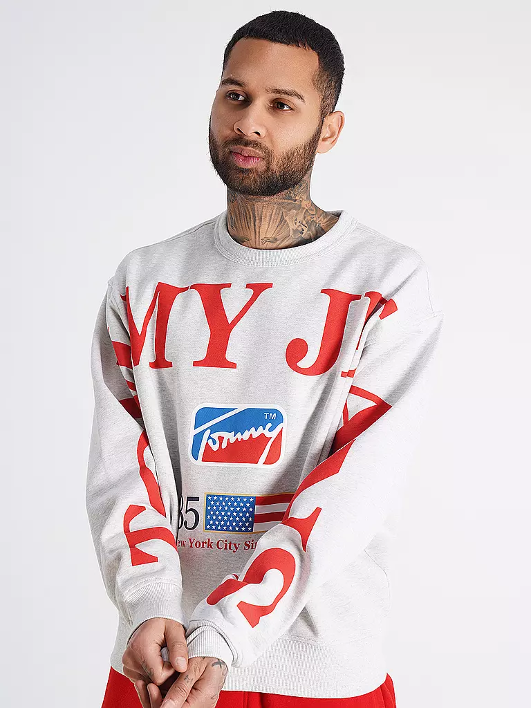 TOMMY JEANS | Sweatshirt | grau