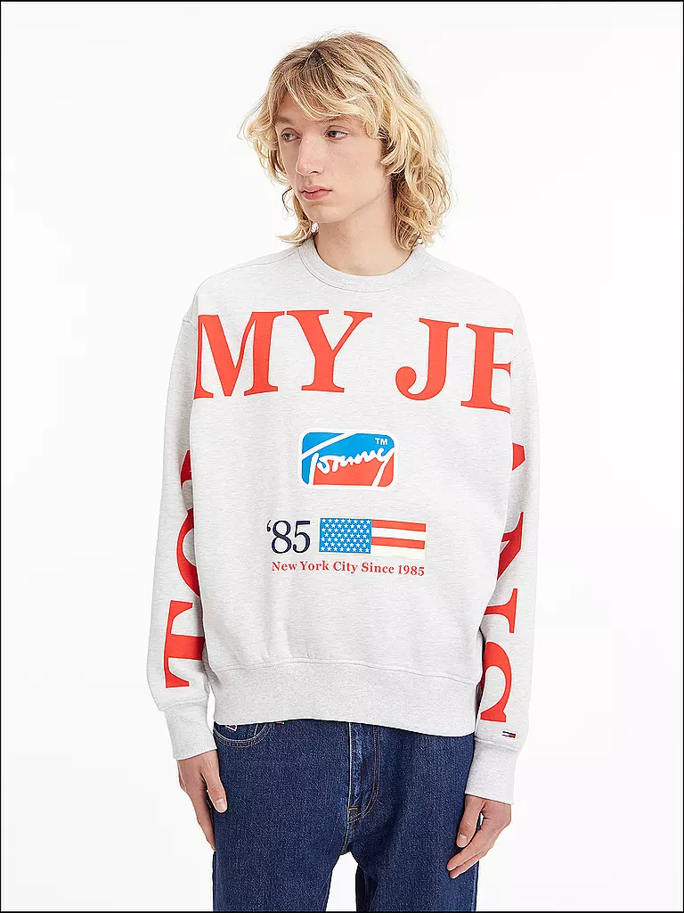 TOMMY JEANS | Sweatshirt | grau