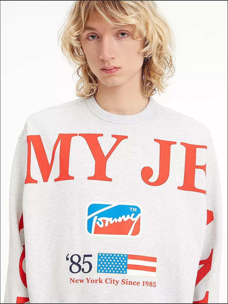TOMMY JEANS | Sweatshirt | grau
