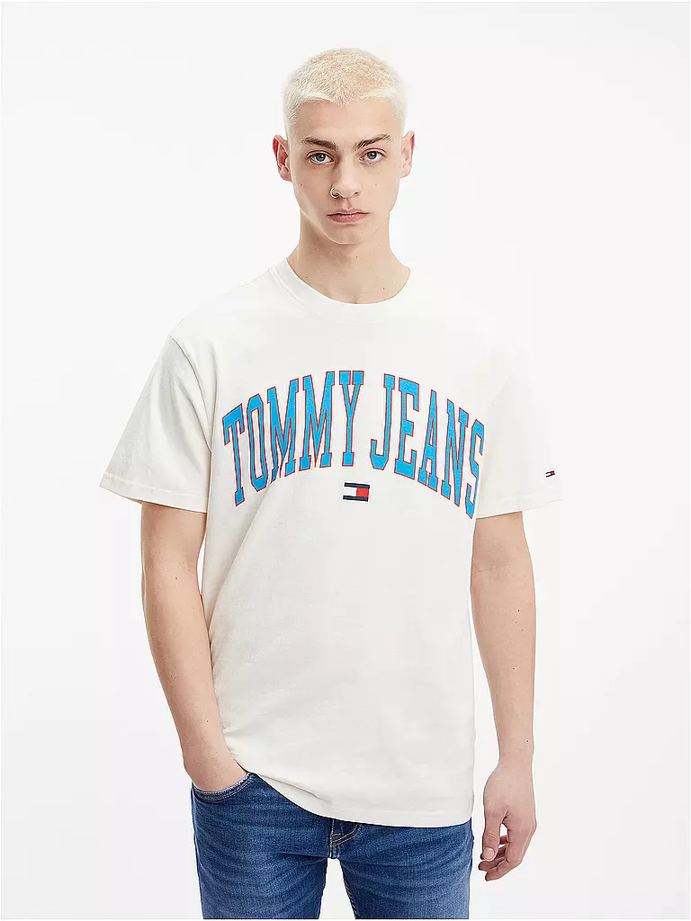 TOMMY JEANS | T Shirt CLASSIC  | weiss