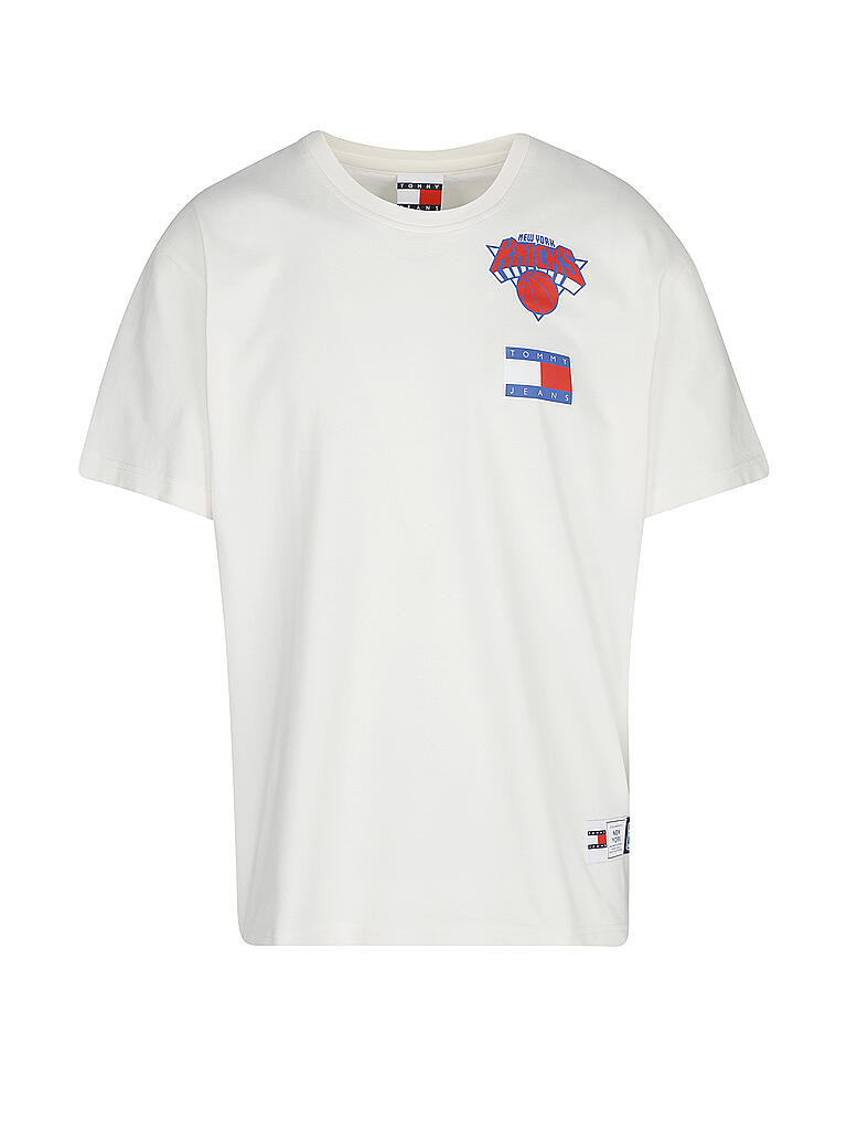 TOMMY JEANS | T Shirt NBA | weiß