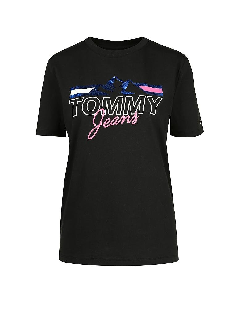 TOMMY JEANS | T-Shirt  | schwarz
