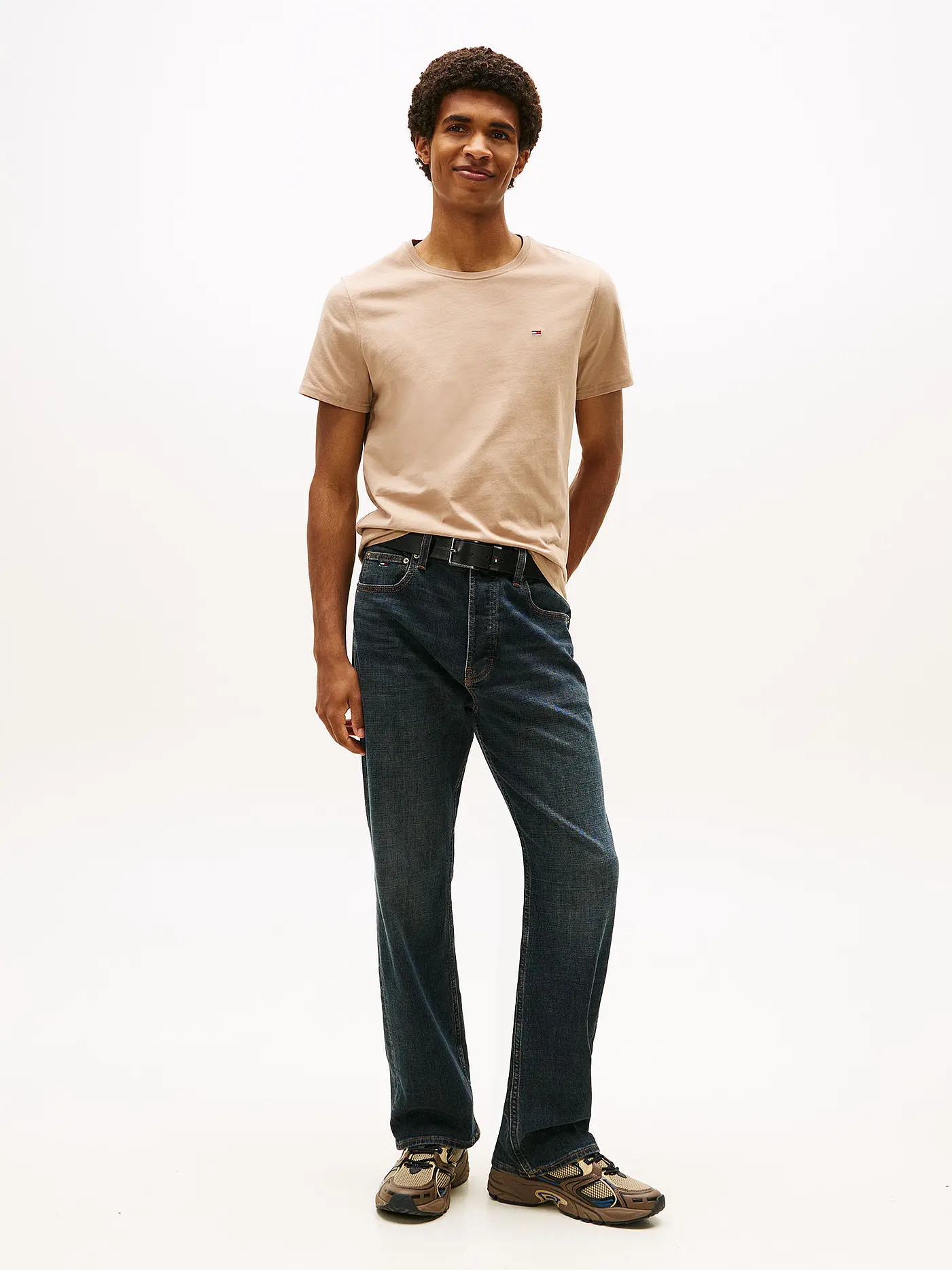 TOMMY JEANS | T-Shirt  | beige