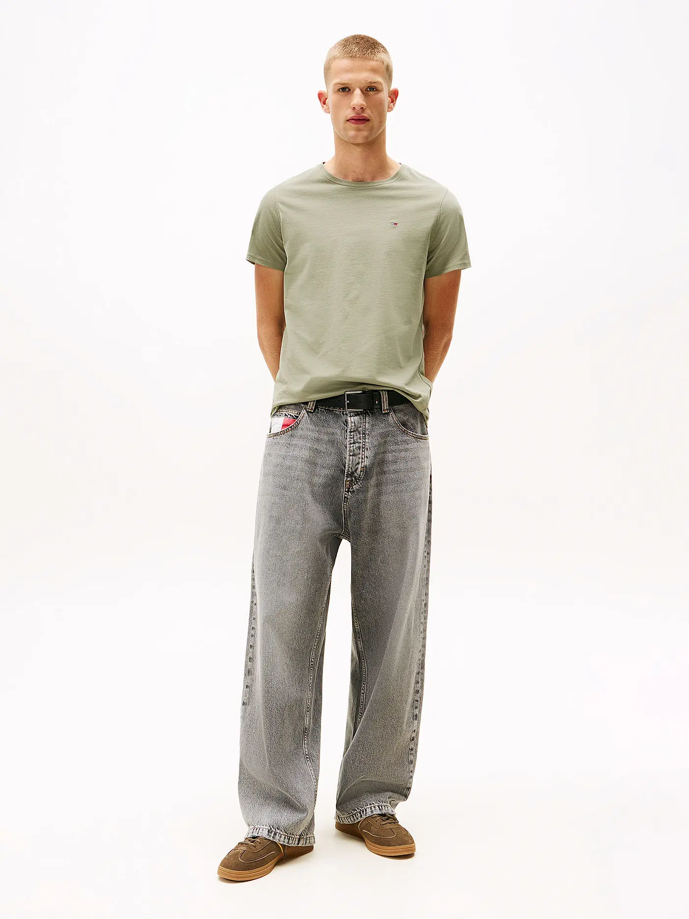 TOMMY JEANS | T-Shirt  | olive