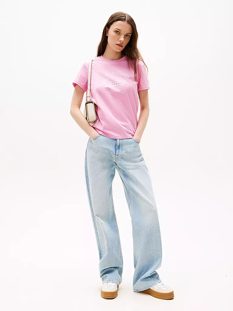 TOMMY JEANS | T-Shirt  | rosa