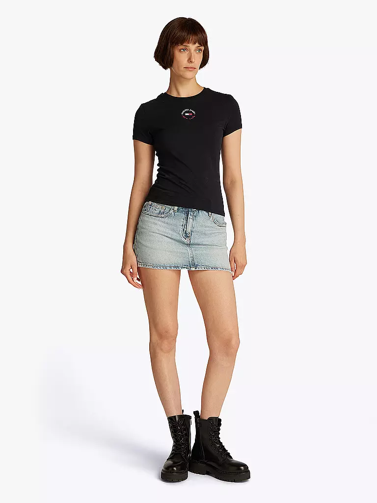 TOMMY JEANS | T-Shirt  | schwarz