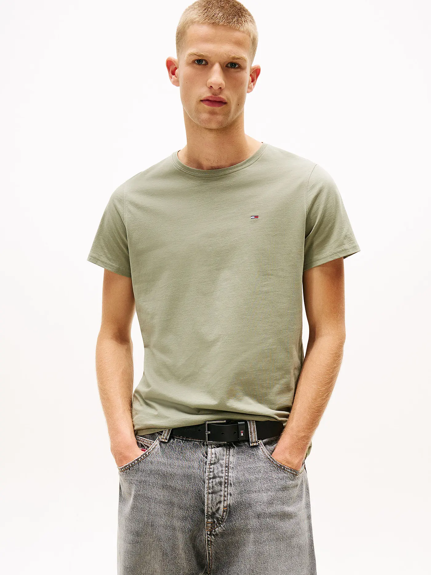TOMMY JEANS | T-Shirt  | olive
