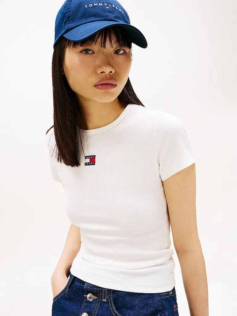 TOMMY JEANS | T-Shirt  | weiss