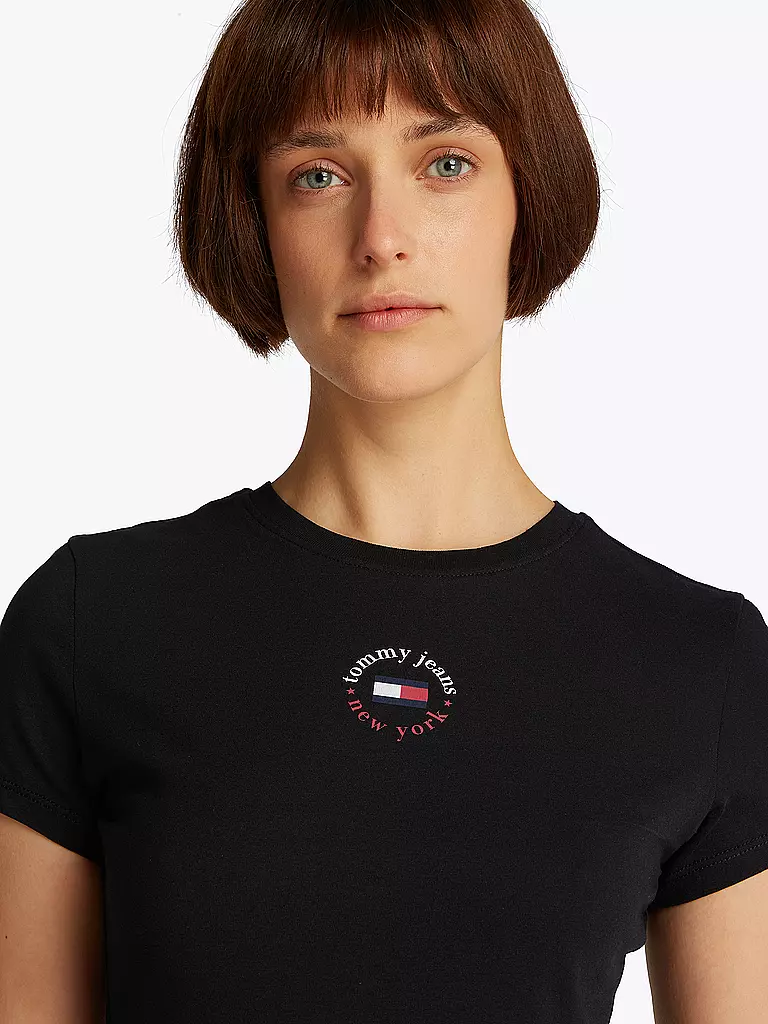 TOMMY JEANS | T-Shirt  | schwarz