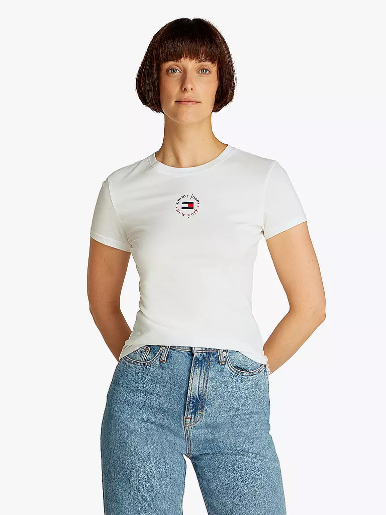 TOMMY JEANS | T-Shirt  | weiss