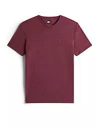 TOMMY JEANS | T-Shirt Slim Fit | dunkelrot